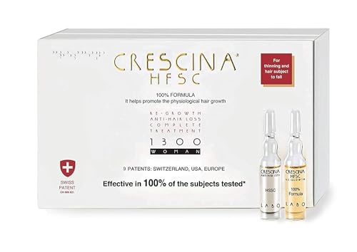 LABO CRESCINA Behandlung komplett erfrischt Haarschutz HFSC RETARD 1300 Damen 10+10 Fiale von CRESCINA