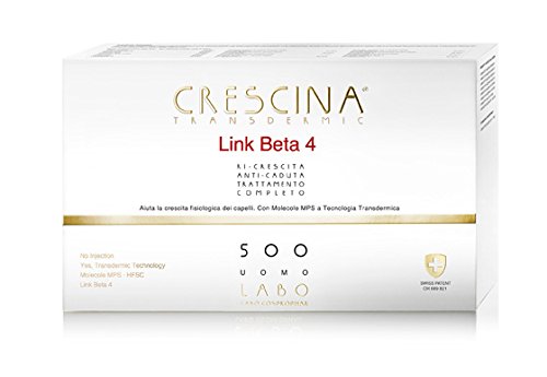 LABO CRESCINA TRANSDERMIC LINK BETA-4 Komplette Behandlung 500 Herren 20+20 Fiale von CRESCINA