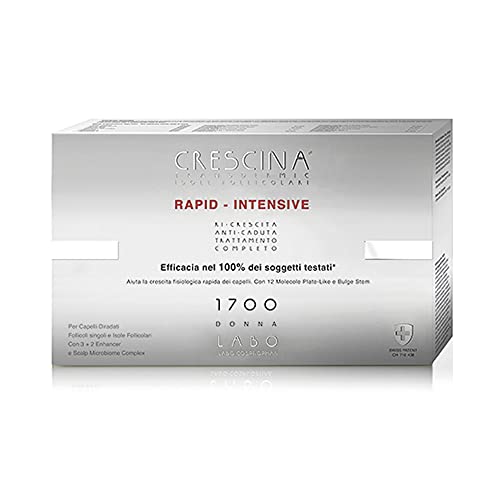 LABO Crescina Transdermic RAPID-INTENSIVE Follicolari Inseln 1700 Damen 10+10 Ampullen Behandlung gegen Haarausfall und Haarwachstum von CRESCINA