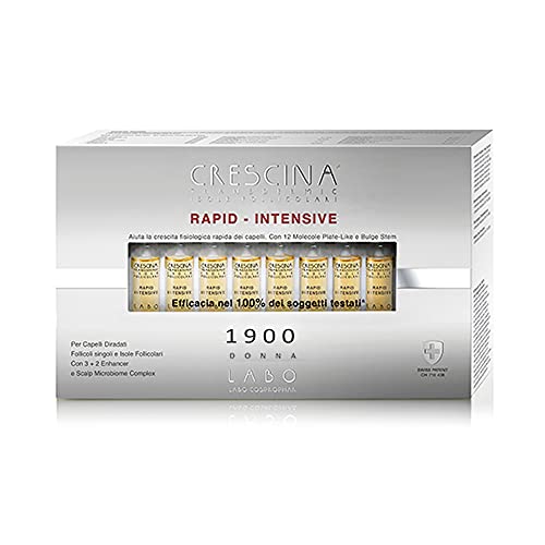 LABO Crescina Transdermic RAPID-INTENSIVE Follicolari Inseln 1900 Damen 40 Ampullen Behandlung gegen Haarausfall von CRESCINA