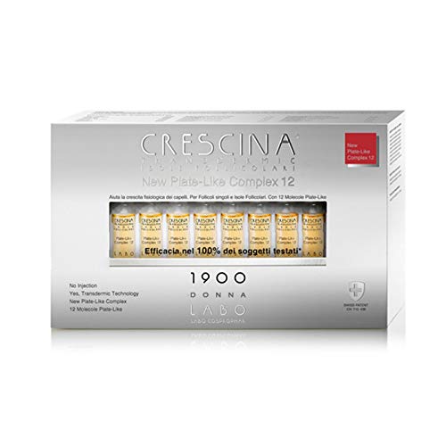 Labo CRESCINA Follicolari Inseln PLATE-LIKE KOMPLEX 12 Anti-Haarausfall 1900 Damen 20 Ampullen von CRESCINA
