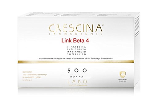 Labo CRESCINA TRANSDERMIC LINK BETA-4 Komplettbehandlung 500 Damen 20 + 20 Ampullen von CRESCINA
