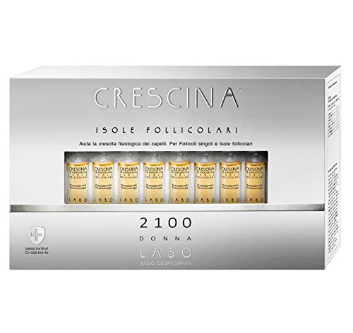 Labo Crescina, Haarwachstums-Behandlung, 2100 für Damen, 40 Ampullen von CRESCINA