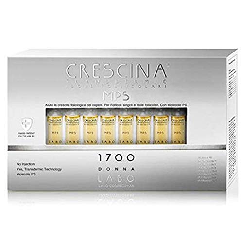 Labo Crescina, Transfermic MPS Isolale, Follicolare, RI-CRESCITA 1700, Anti-Haarausfall für Damen, 20 Ampullen von CRESCINA