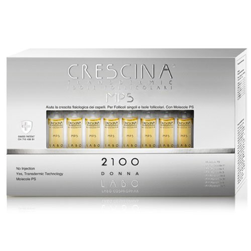 Labo Crescina, Transfermic MPS Isolale, Follicolare, RI-CRESCITA 2100, Anti-Haarausfall für Damen, 40 Ampullen von CRESCINA