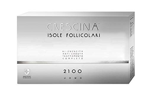 Labo Crescina, komplette Behandlung gegen Haarausfall und Wachstum, für Herren, 2100 + 20 Ampullen von CRESCINA