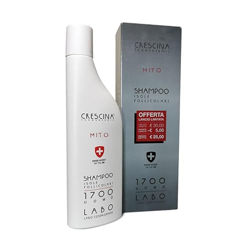 Labo Crescina Transdermic Mito Shampoo Ri-Haarwachstum 1700 für Herren, 150 ml von CRESCINA