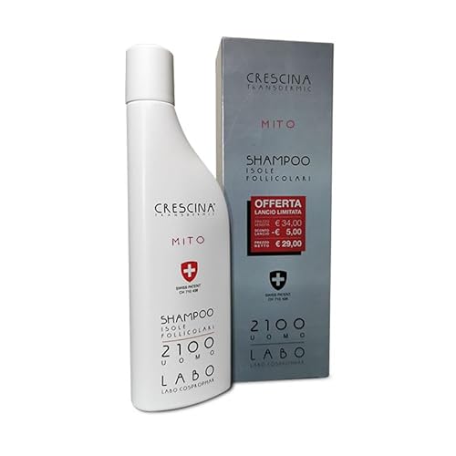 Labo Crescina Transdermic Mito Shampoo für Haarwachstum 2100 für Herren, 150 ml von CRESCINA