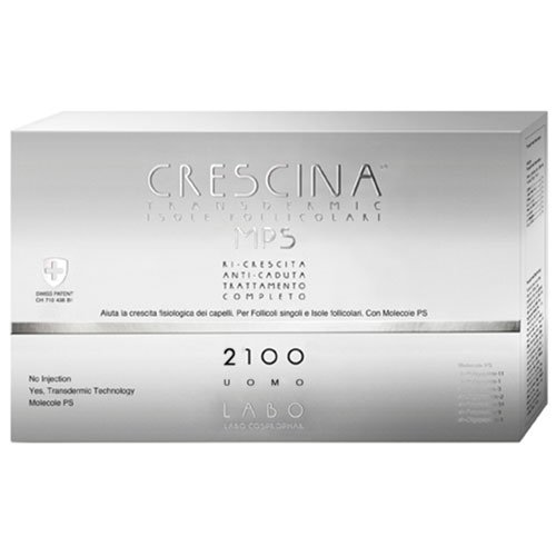 Labo Crescina Transfermic MPS Komplettbehandlung Wachstum + Anti-Haarausfall 2100 Haarpflege für Herren 20 + 20 Ampullen Labo Crescina Transfermic MPS Komplettbehandlung Wachstum + Anti-Haarausfall 2100 Haarpflege für Herren 20 + 20 Ampullen von CRESCINA