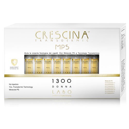 Labo Crescina Transfermic MPS RI-CRESCITA 1300 Anti-Haarausfall für Damen, 40 Ampullen von CRESCINA