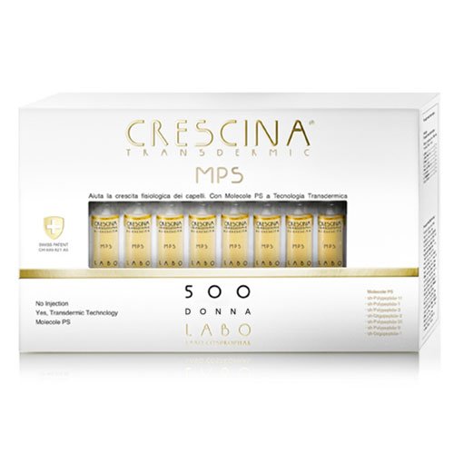 Labo Crescina Transfermic MPS RI-CRESCITA 500 Anti-Haarausfall für Damen, 20 Ampullen von CRESCINA