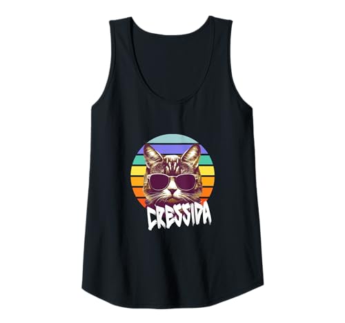 Damen CRESSIDA - Schöner Mädchen Name mit lustiger Katze Tank Top Damen CRESSIDA - Schöner Mädchen Name mit lustiger Katze Tank Top von CRESSIDA Tochter Enkel Geburtstag Geschenkideen