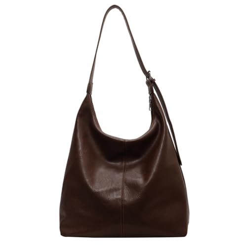 CRGANGZY 2 Stück Damen-PU-Umhängetasche, Unterarmtasche, stilvolle Umhängetasche mit großer Kapazität, modische Freizeithandtasche mit verstellbarem Schultergurt for den täglichen Gebrauch i von CRGANGZY