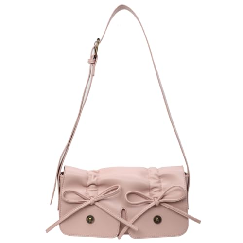 CRGANGZY Damen-Luxus-Umhängetasche, verstellbarer Riemen, modische Umhängetasche, mehrere Taschen, tägliche Umhängetasche, weibliche Dating-Tasche (Rosa) von CRGANGZY