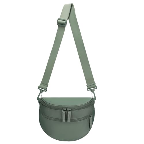 CRGANGZY Fanny -Pack mit verstellbarem Gurtanbeutel Sling -Beutel for Frauenarbeit (grün) (Stil 7) von CRGANGZY