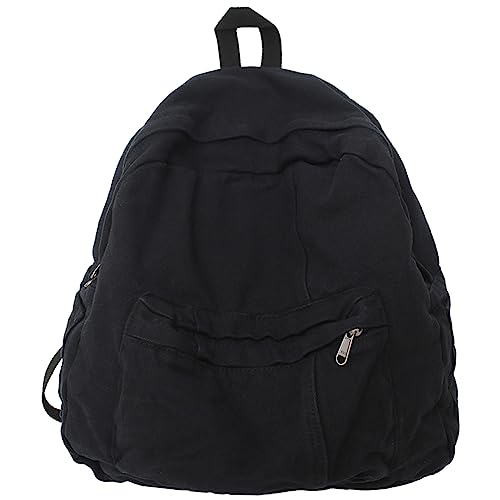 CRGANGZY Große Kapazität Reisebüchertaschen Männer und Frauen Reiserucksack Verstellbare Schultergurte Mehrere Fächer for Camping/Trekking Tagesrucksäcke (Schwarz) von CRGANGZY