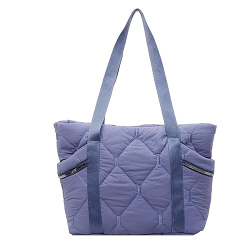 CRGANGZY Steppte Damen-Shopper – Großer, leichter, gesteppter Puffer-Handtasche for Arbeit, Freizeit, Reisen, Fitness und Schule von CRGANGZY