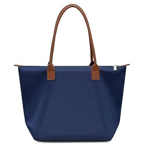 CRGANGZY Tasche Tasche Nylonoberhandel mit Reißverschluss-Umhängetasche for Frauen (blau) von CRGANGZY