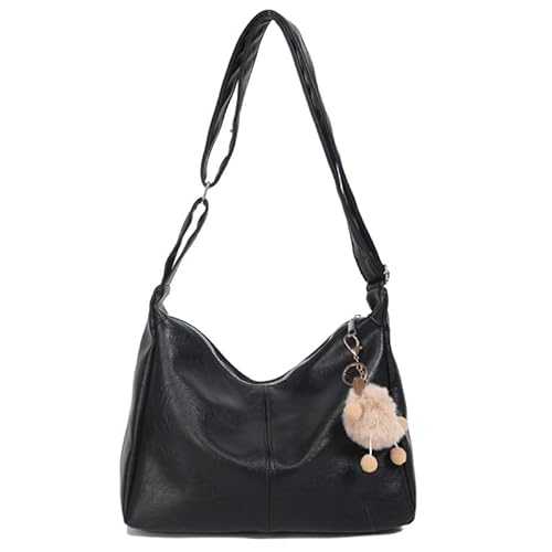 Crescent Crossbody Geldbörse Retro-Satchel for Frauen Mädchen (schwarz) von CRGANGZY