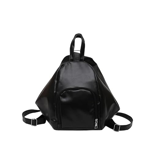 Frauen PU Fashion Umhängetasche Slouchy Tasche Handtasche täglich Rucksack (schwarz) von CRGANGZY