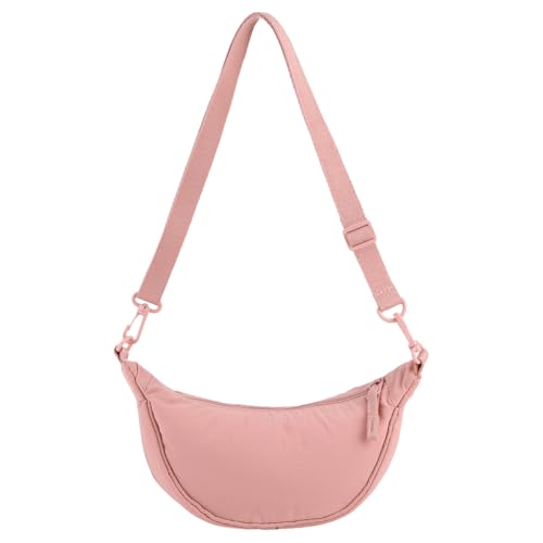 Trendy Umhängetasche Mini -Knödel Bag Crossbody Satchel for Frauen (hellrosa) von CRGANGZY
