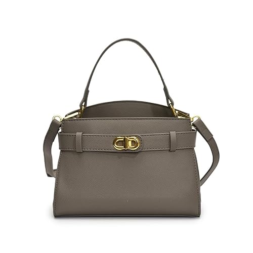 Weibliche All-Match-Umhängetasche PU Leder Crossbody Bag Date Party Handtasche (grau) von CRGANGZY