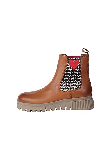 CRICKIT® Chelsea Boot Damen NAELLE | Chelsea Boot Stiefelette aus Leder für Damen aus 100% Leder | Herz von CRICK IT