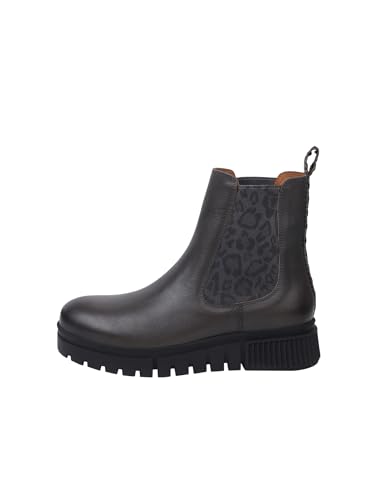 CRICKIT® Chelsea Boot Damen NAELLE | Klassische Chelsea Boot Stiefelette für Damen aus 100% Leder | Leo Druck von CRICK IT