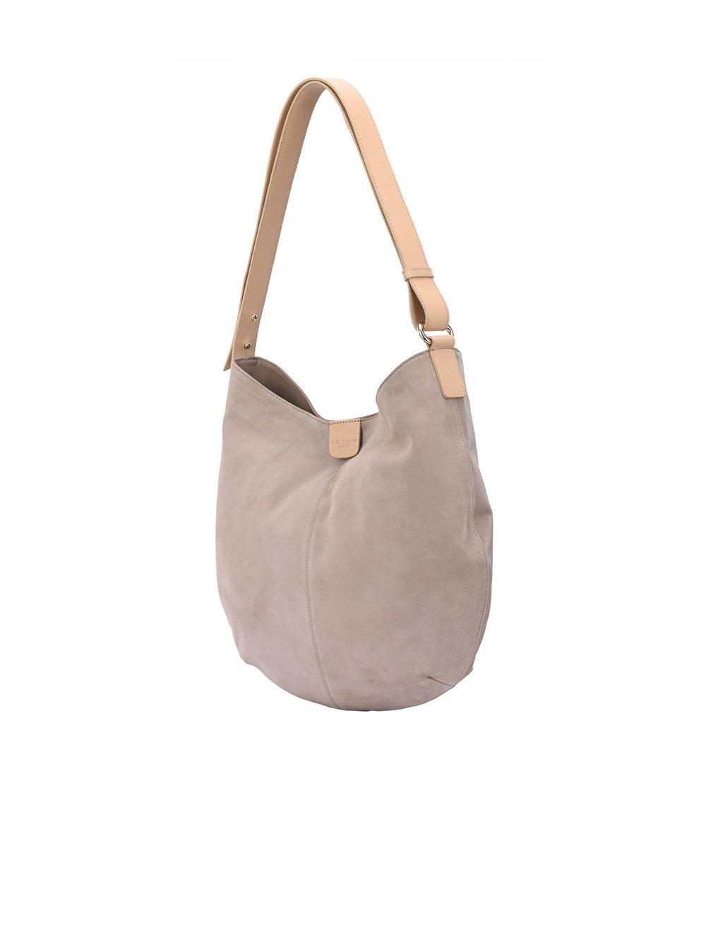 Crickit Umhängetasche Damen Leder, taupe von CRICK IT