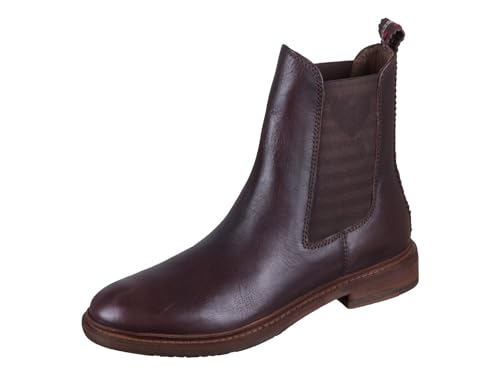 CRICKIT® Chelsea Boot Damen NADINE | Chelsea Boot Stiefelette für Damen aus 100% Leder | Herz mit Streifen von CRICKIT