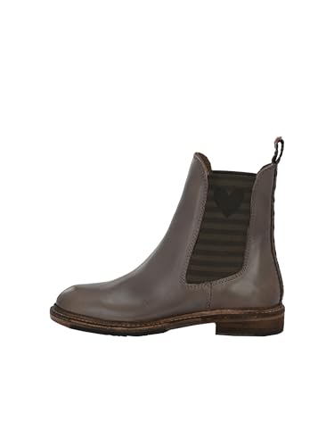 CRICKIT® Chelsea Boot Damen Nadine | Chelsea Boot Stiefelette für Damen aus 100% Leder | Herz mit Streifen von CRICKIT