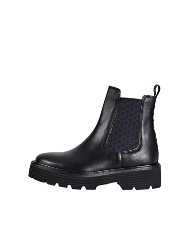 CRICKIT® Chelsea Boot Damen NINJA | Chelsea Boot Stiefelette aus Leder für Damen aus 100% Leder | Herz mit Streifen von CRICKIT