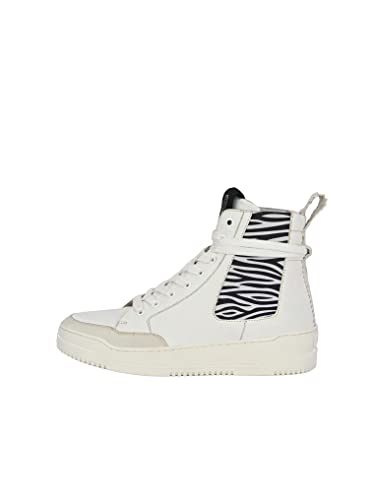 CRICKIT® Sneaker Damen Maxie | Sneaker Turnschuh High aus Leder für Damen aus 100% Leder | Animal von CRICK IT