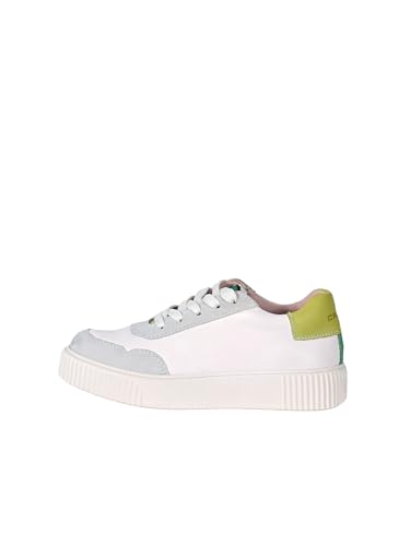 CRICKIT® Sneaker Damen Opal | Sneaker Turnschuh Low für Damen aus 100% Leder | Herz mit Streifen von CRICKIT