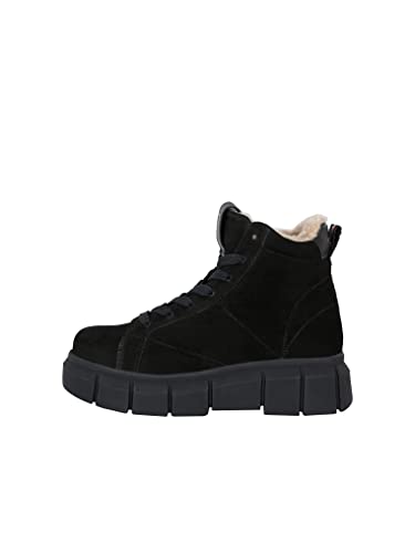 CRICKIT® Stiefelette Damen Lexa | Schnürboot Stiefelette aus Leder mit Lammfellfutter für Damen aus 100% Leder von CRICK IT