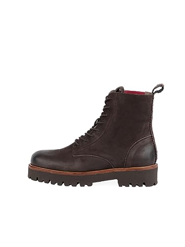 CRICKIT® Stiefelette Damen Nord | Schnürstiefelette aus Leder für Damen aus 100% Leder | Herz mit Streifen von CRICK IT