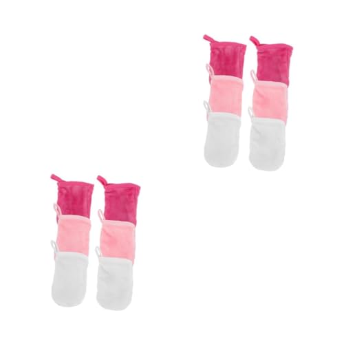 CRILSTYLEO 12stücke Mikrofaser Gesichtsreinigungshandschuhe Für Sanfte Make-up Entferner Exfolierende Reinigungshandschuhe Für Tägliche Gesichtsreinigung von CRILSTYLEO