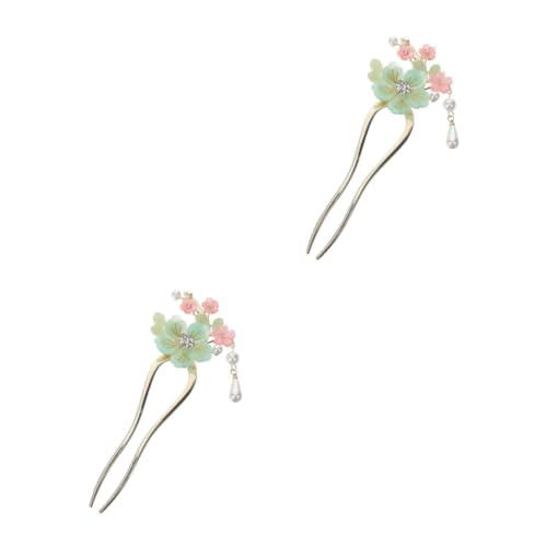 2st Antike Quastenhaarnadel Glatter Haarstab Chinesische Haarstäbchen Brötchen Mujer Frauen Pinne Asiatische Haaraccessoires Haargabel Chinesischer Schmuck Netz Legierung Green CRILSTYLEO 2st Antike Quastenhaarnadel Glatter Haarstab Chinesische Haarstäbchen Brötchen Mujer Frauen Pinne Asiatische Haaraccessoires Haargabel Chinesischer Schmuck Netz Legierung Green CRILSTYLEO von CRILSTYLEO