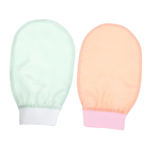 CRILSTYLEO 1 Paar Schlammbad Handtuch Badeschäumende Fäustlinge Wischt Make-up-tücher Körperwäscher Hautreinigungshandschuhe Arbeitshandschuhe Für Herren Peeling-handschuhe Die Seide von CRILSTYLEO