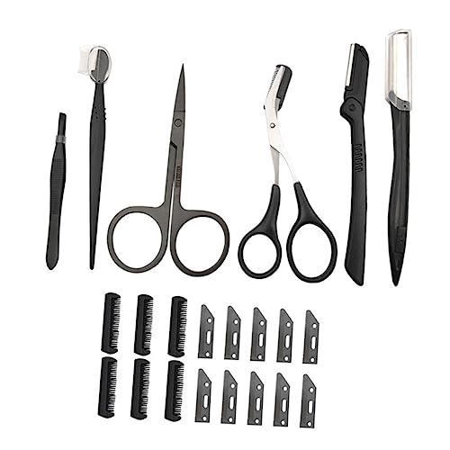 CRILSTYLEO 1 Satz Schönheits-make-up Und Augenbrauen-tools Dermaplane Rasierer Für Das Gesicht Der Frau Schönheitszubehör Für Augenbrauen Gesichtstrimmer Black Rostfreier Stahl CRILSTYLEO 1 Satz Schönheits-make-up Und Augenbrauen-tools Dermaplane Rasierer Für Das Gesicht Der Frau Schönheitszubehör Für Augenbrauen Gesichtstrimmer Black Rostfreier Stahl von CRILSTYLEO