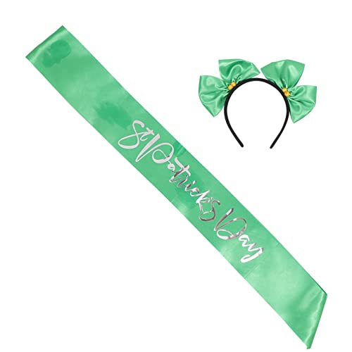CRILSTYLEO 1 Satz Stirnband Zeremonieller Gürtel Cosplay -kostüm Haargummi St Patricks Day Partyzubehör Geburtstagsbanner Kostüm Für Hutzubehör Patricks Day Accessoires Stoff CRILSTYLEO 1 Satz Stirnband Zeremonieller Gürtel Cosplay -kostüm Haargummi St Patricks Day Partyzubehör Geburtstagsbanner Kostüm Für Hutzubehör Patricks Day Accessoires Stoff von CRILSTYLEO