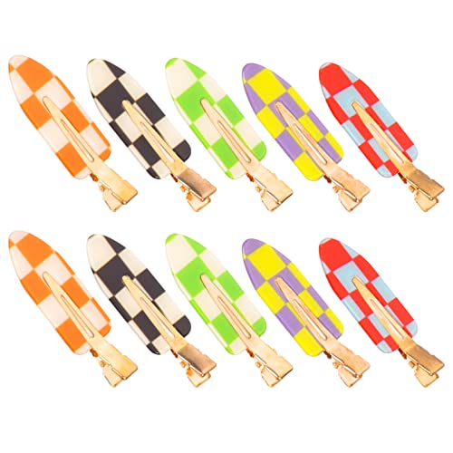 CRILSTYLEO 10 Stück Haarspangen Mit Entenschnabel-haarnadeln Retro-stil Für Damen Haarklammern Mit Griff Haarschmuck Aus Pvc von CRILSTYLEO