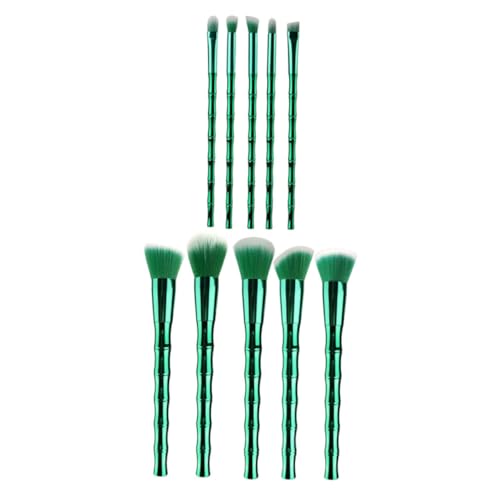 CRILSTYLEO 10stücke Teiliges Bamboo Makeup Brush Multifunktionale Kosmetikpinsel Für Blush Kontur Highlight Und Lidschatten Für Teenager Und Tägliches Make-up CRILSTYLEO 10stücke Teiliges Bamboo Makeup Brush Multifunktionale Kosmetikpinsel Für Blush Kontur Highlight Und Lidschatten Für Teenager Und Tägliches Make-up von CRILSTYLEO