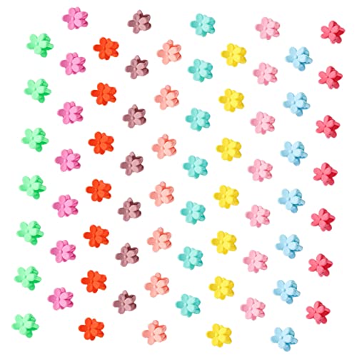 CRILSTYLEO 100 Stück Blumen-haarspangen-set Für Kinder Mini-haarspangen Für Babys Blumen-haarschleifen Clips Haar-accessoires-set Für Mädchen Zufällige Farbe von CRILSTYLEO