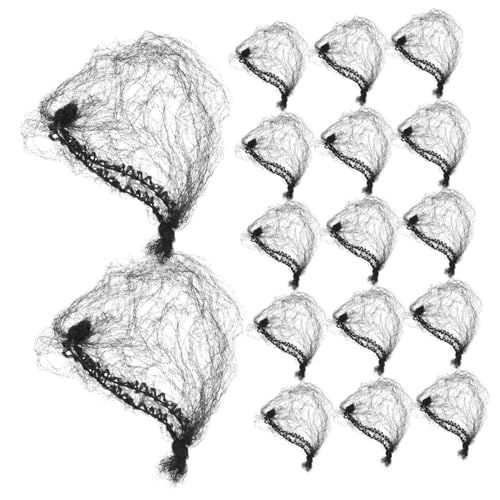 CRILSTYLEO Haarnetze Für Herren 100 Stück Schwarz Dehnbares Nylon-haarnetz Unsichtbar Elastisch Atmungsaktiv Zum Kochen Balletttanzen CRILSTYLEO Haarnetze Für Herren 100 Stück Schwarz Dehnbares Nylon-haarnetz Unsichtbar Elastisch Atmungsaktiv Zum Kochen Balletttanzen von CRILSTYLEO
