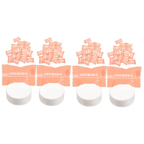 CRILSTYLEO 100 Stück Komprimierte Handtücher Servietten Papiertabletten Outdoor Reisehandtuch Reisehandtücher Komprimierte Tragbare Tücher Toilettenpapiertabletten Tragbare Camping von CRILSTYLEO