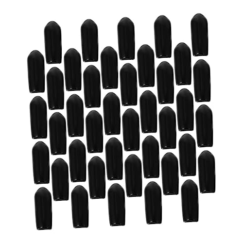CRILSTYLEO 100 Stück Schutzkappen Für Stirnbänder Gewindeendschützer Haarbandclips Endkappen Zur Schmuckherstellung Stirnbandspitze Gummi-endkappen Für Haarspangen-endteile CRILSTYLEO 100 Stück Schutzkappen Für Stirnbänder Gewindeendschützer Haarbandclips Endkappen Zur Schmuckherstellung Stirnbandspitze Gummi-endkappen Für Haarspangen-endteile von CRILSTYLEO