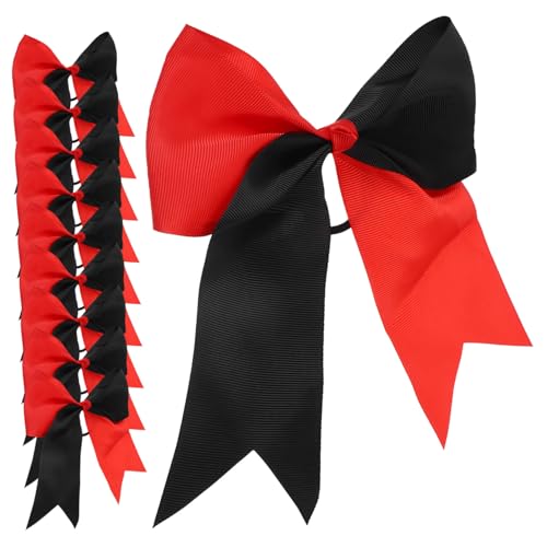 CRILSTYLEO 10 Stück Elastische Haargummis Für Damen Pferdeschwanzhalter Haargummis Mit Schleife Haar-accessoires Für Mädchen von CRILSTYLEO
