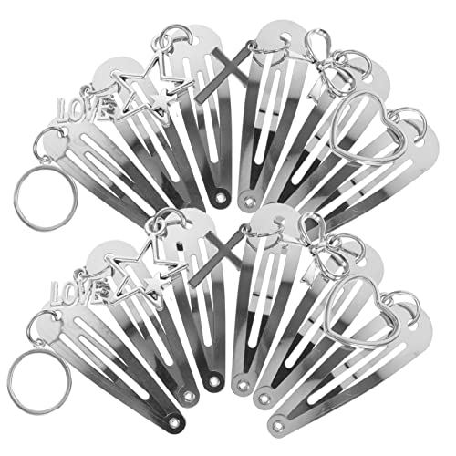 CRILSTYLEO 12St Haarnadel haarschmuck haarspangen haarklammer haircharm Zubehör Haarschleifen für Mädchen Snap-Haarspangen für Frauen Haarspangen zum Stylen von Schnitten Metall Silver von CRILSTYLEO