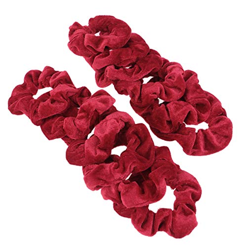 CRILSTYLEO 12 Stück Elastische Haargummis Plüsch-haarringe Haarseile Modisches Haarband Pferdeschwanzhalter Für Frauen Damen Und Mädchen von CRILSTYLEO